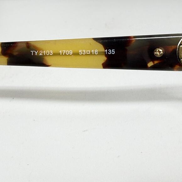 Tory Burch TY2103 1709 53-18 135 Black Women’s Eyeglass Frames H20859 - Picture 5 of 7